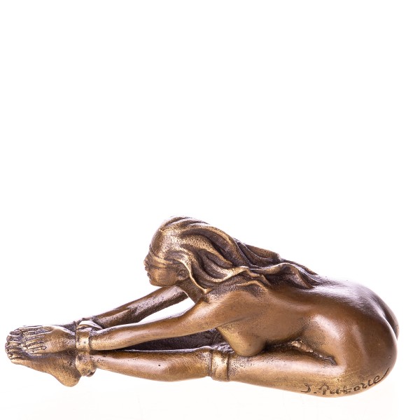 Erotische Bronzefigur weiblicher Akt YB789