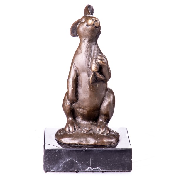 Bronzefigur Osterhase BT517