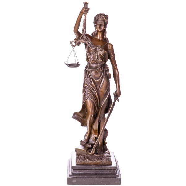 Bronzefigur Justitia YB818