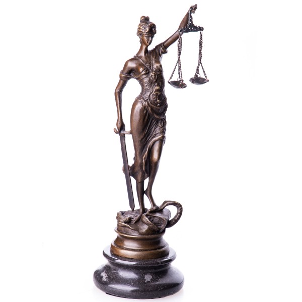 Bronzefigur Justitia BT199