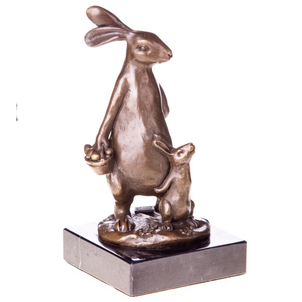 Bronzefigur Osterhase BT520