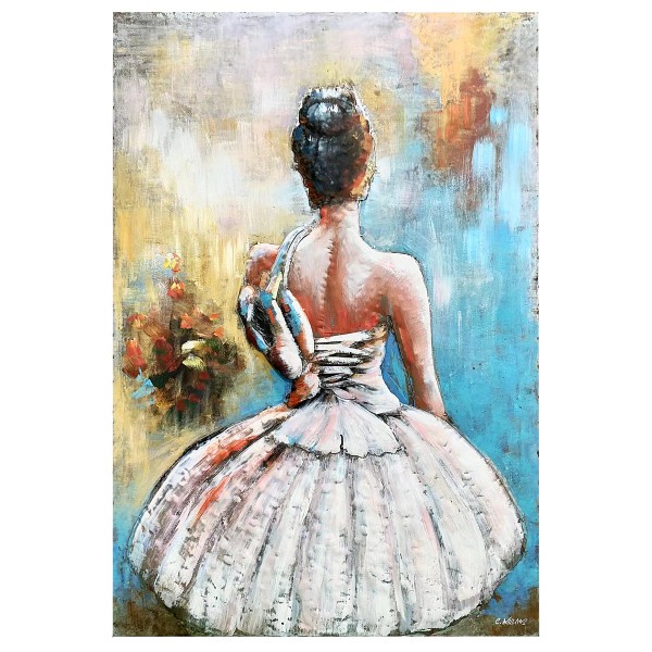 3D Metallbild Ballerina MG111