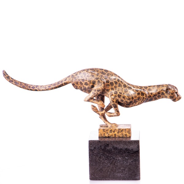 Moderne Bronzefigur Panther BT552