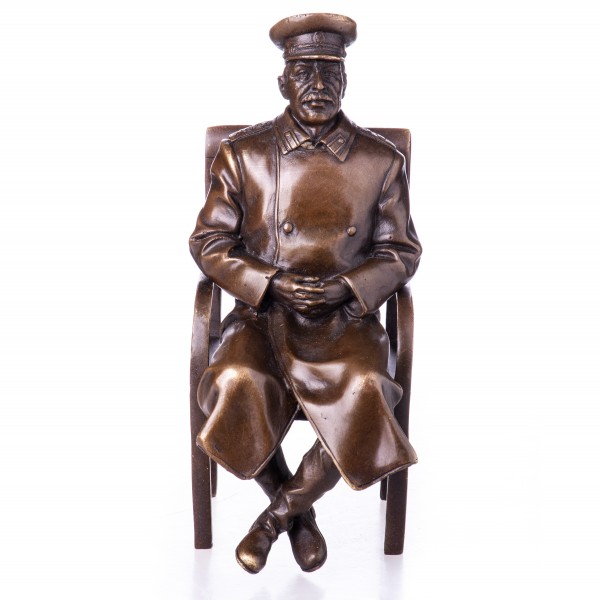 Bronzefigur Josef Stalin BT808