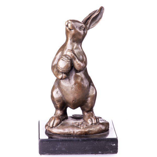 Bronzefigur Osterhase BT519