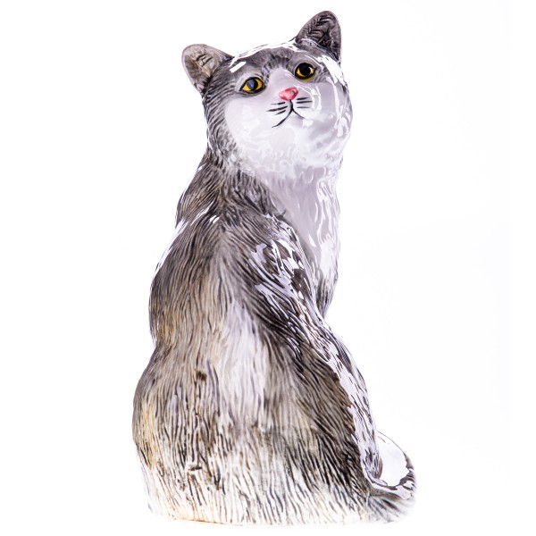 Keramik Tierfigur Katze DC114