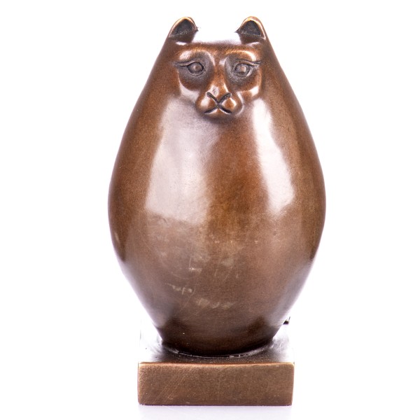 Moderne Bronzefigur Katze BT606