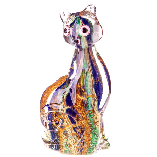 Murano-Stil Glas Katze GL1449