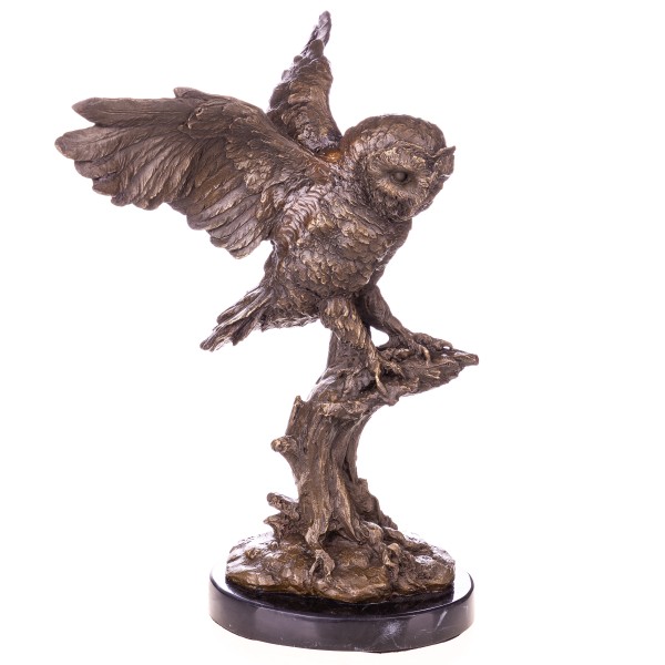 Bronzefigur Eule YB599