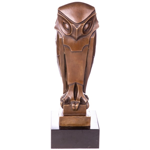 Art Deco Bronzefigur Eule YB799