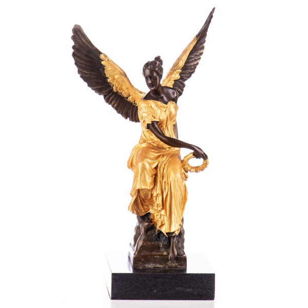 Goldene Bronzefigur Engel YB249