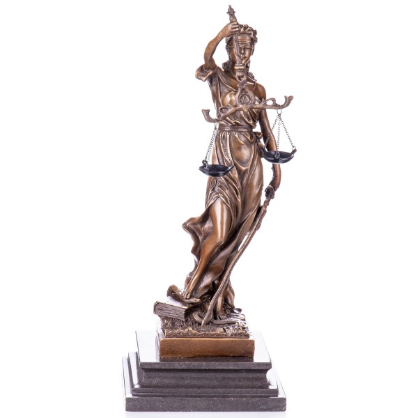 Bronzefigur Justitia YB257