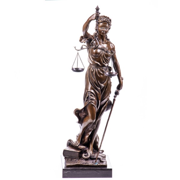 Bronzefigur Justitia YB255